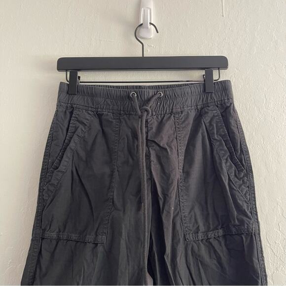 Standard James Perse Black Rip Stop Utility Pant Jogger Athleisure Women XS - Picture 4 of 11